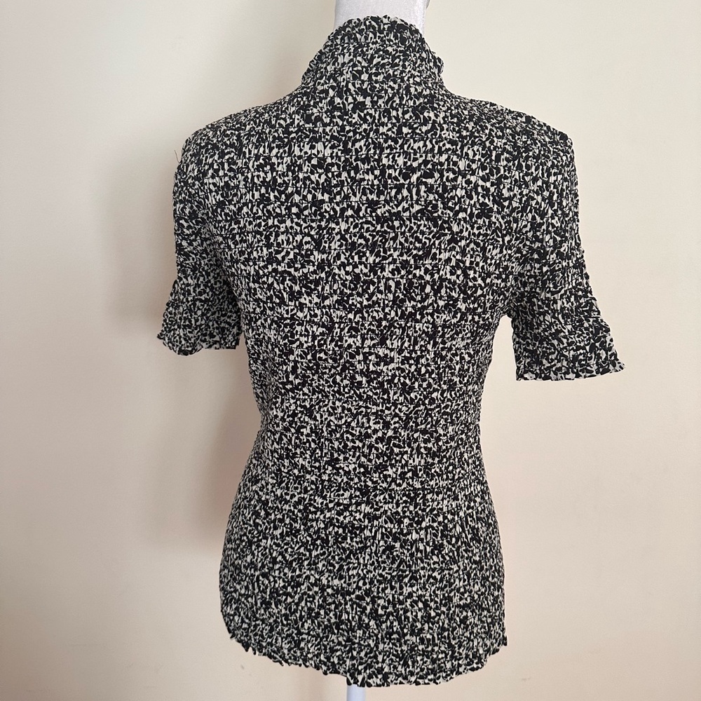 Proenza Schouler White Label Micro Floral Smocked Top Women's - Picture 7 of 10